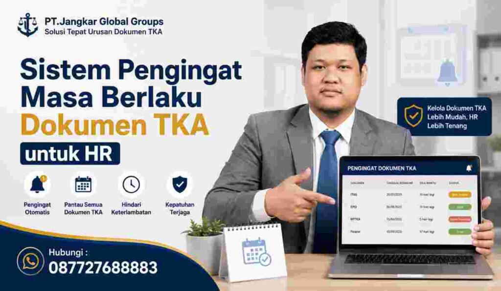 Sistem Pengingat Masa Berlaku Dokumen TKA untuk HR