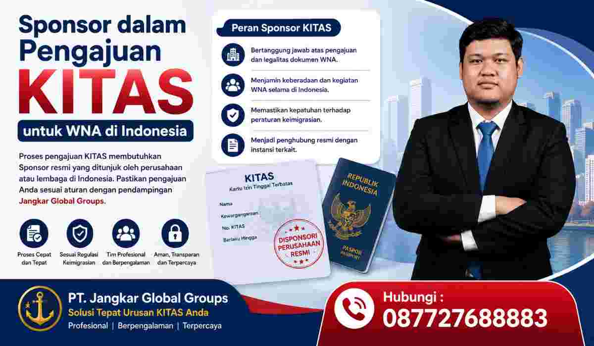 Sponsor dalam Pengajuan KITAS untuk WNA di Indonesia