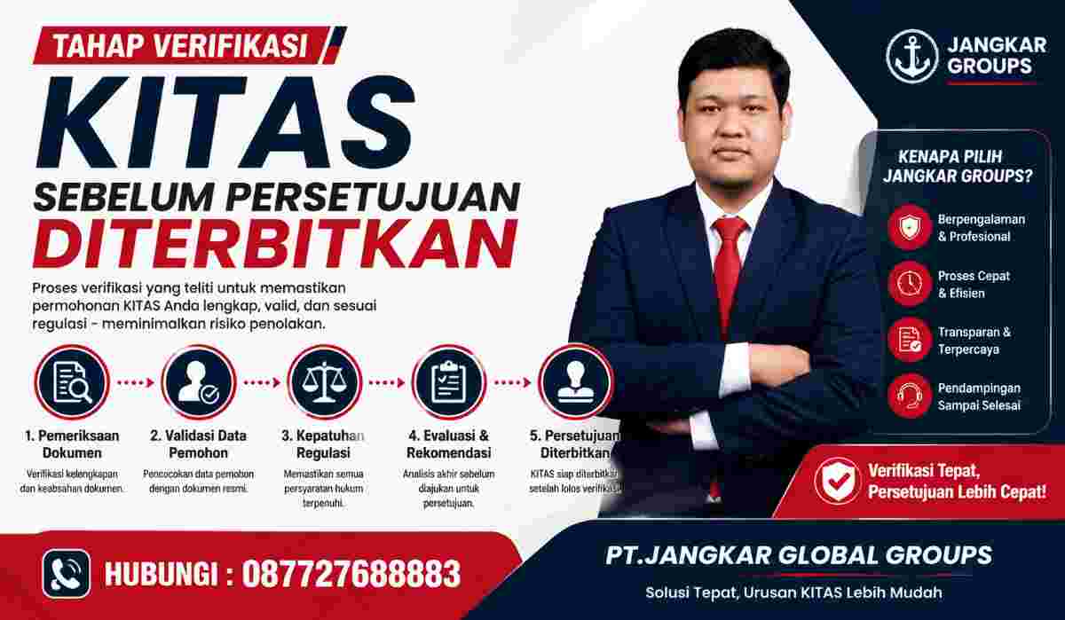 Tahap Verifikasi KITAS Sebelum Persetujuan Diterbitkan