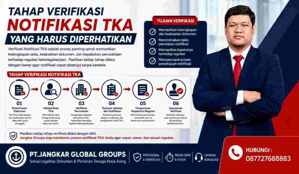 Tahap Verifikasi Notifikasi TKA yang Harus Diperhatikan