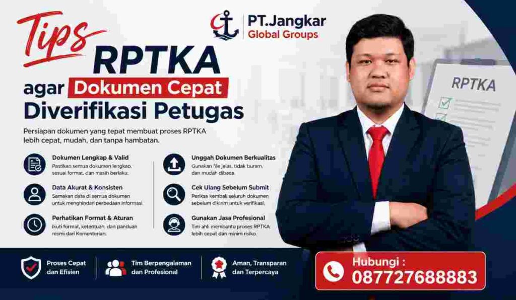 Tips RPTKA agar Dokumen Cepat Diverifikasi Petugas